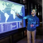 AI數據視覺化分析地圖與圖表展示畫面