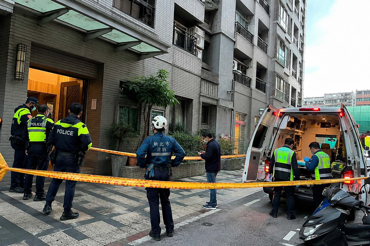 新北板橋社區傳墜樓意外 25歲女住戶身亡原因待釐清