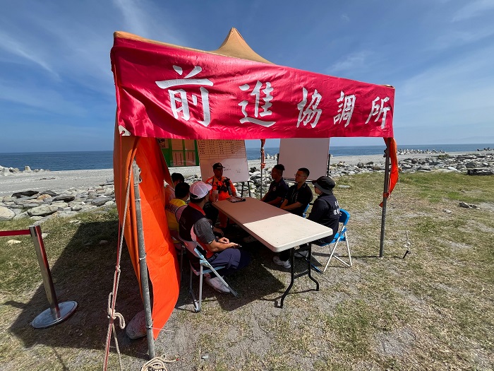 成立前進協調所,以加速救援效能。(圖/航港局提供)